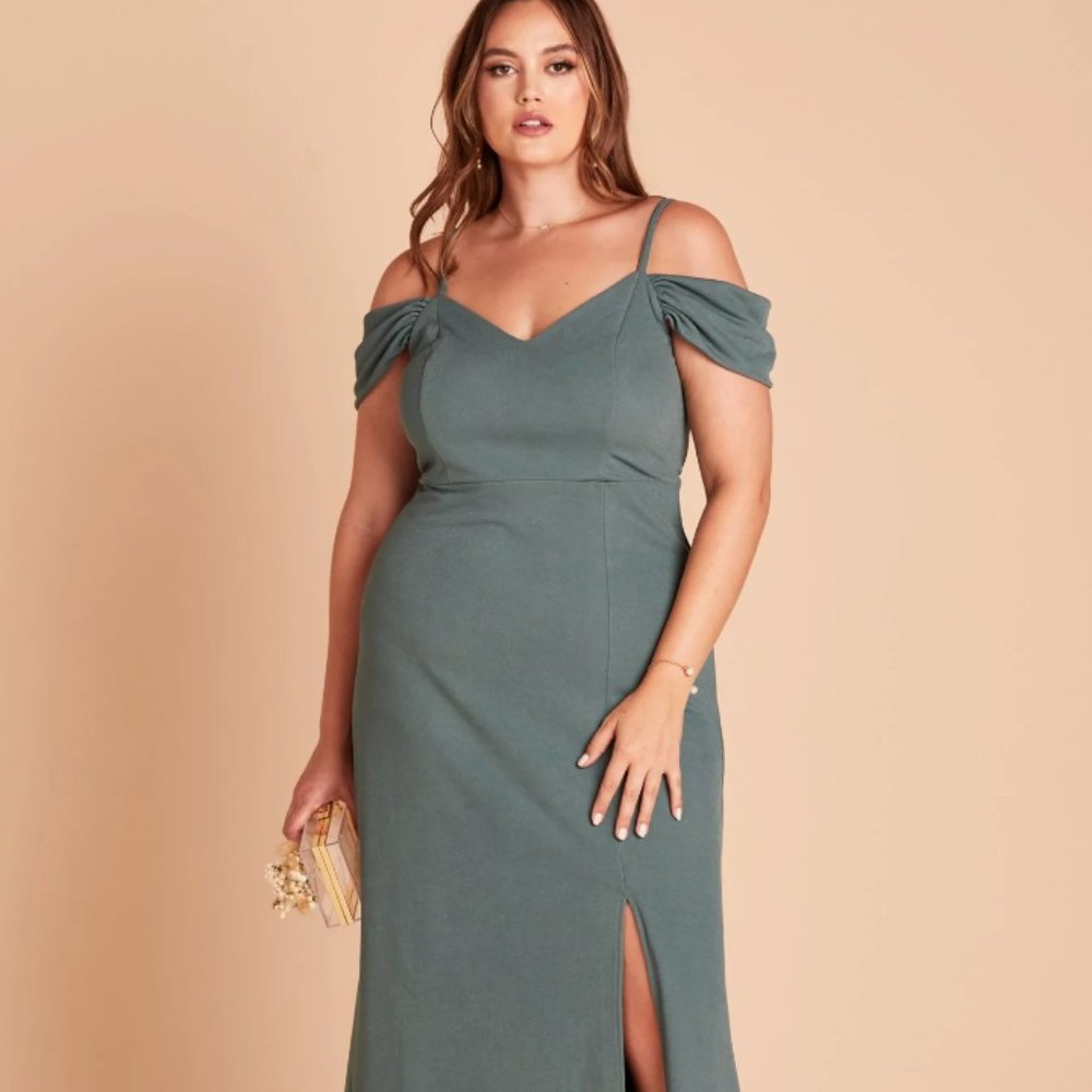 Birdy Grey Bridesmaid DEV DRESS CREPE SEA GLASS